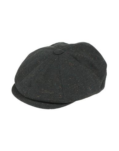 Borsalino Man Hat Dark Green Size S Linen, Silk, Wool In Green