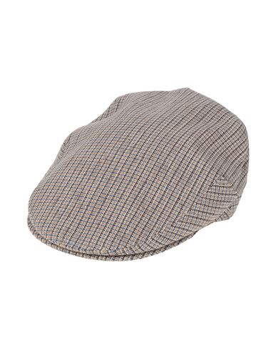 Shop Borsalino Man Hat Light Brown Size L Cotton, Linen In Beige