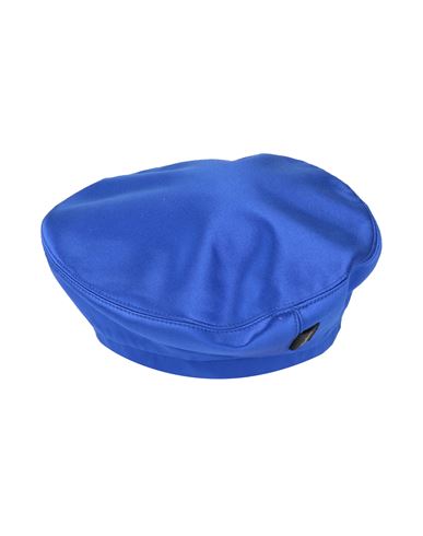 Borsalino Hat Bright Blue Size L Viscose, Silk