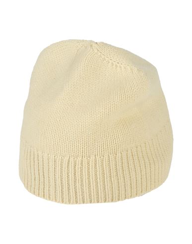 Shop Jil Sander Woman Hat Light Yellow Size Onesize Cashmere