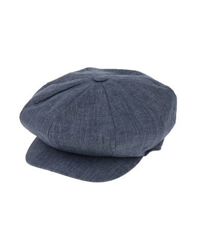 Borsalino Man Hat Slate Blue Size 7 ¼ Linen