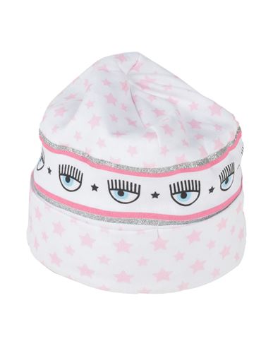 Shop Chiara Ferragni Newborn Girl Hat Light Pink Size 1 Cotton