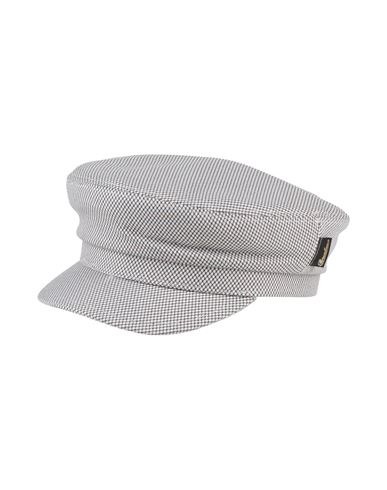 Borsalino Hat White Size L Cotton, Elastane