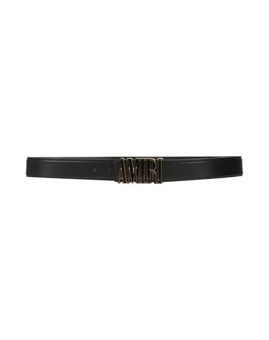 Amiri Man Belt Black Size 34 Leather