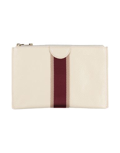 Shop Il Bisonte Woman Pouch Ivory Size - Leather In White