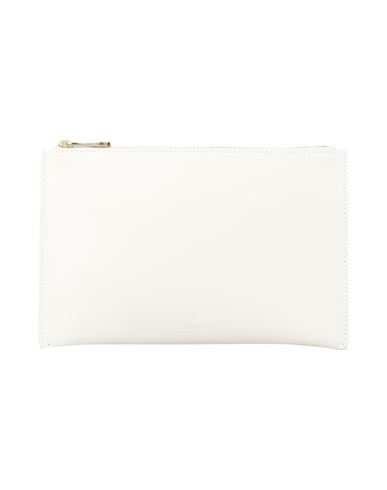 Shop Il Bisonte Woman Pouch Off White Size - Leather