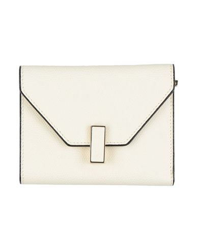 Valextra Woman Wallet Ivory Size - Bull Skin In White