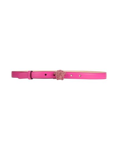 Shop Versace Woman Belt Fuchsia Size 36 Leather In Pink