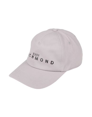 Shop John Richmond Man Hat Dove Grey Size L/xl Cotton