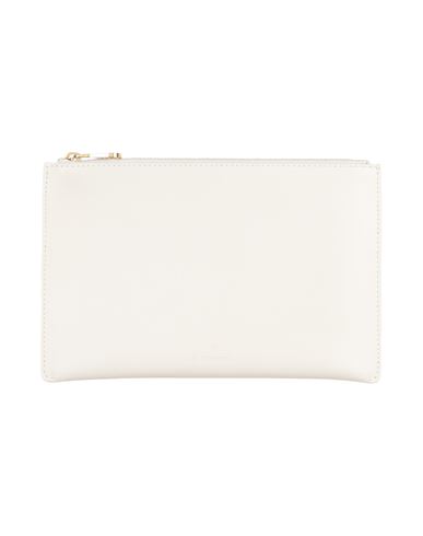 Shop Il Bisonte Woman Pouch Off White Size - Leather
