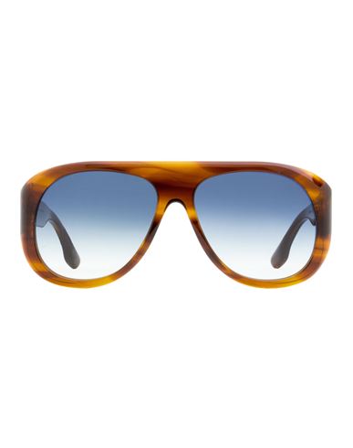 Victoria Beckham Navigator Vb141s Sunglasses Woman Sunglasses Brown Size 56 Acetate In Multi