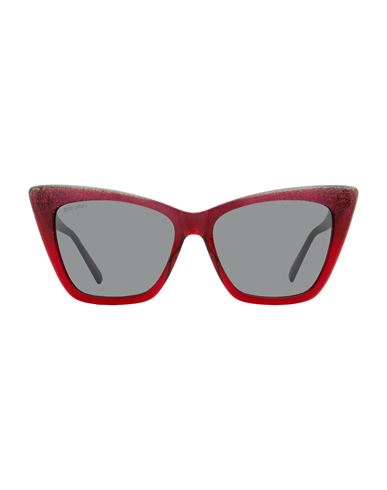 Jimmy Choo Cat Eye Lucine Sunglasses Woman Sunglasses Red Size 55 Acetate