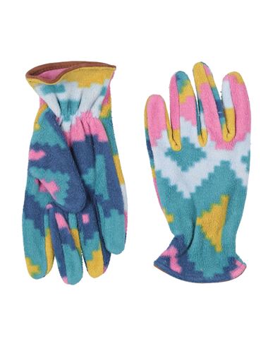 Shop Harmont & Blaine Woman Gloves Sky Blue Size M Polyester