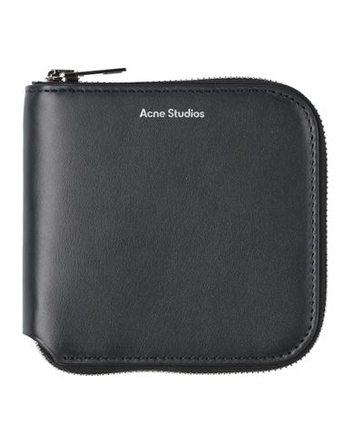 Shop Acne Studios Man Wallet Black Size - Leather