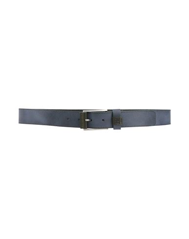 Shop Harmont & Blaine Man Belt Navy Blue Size 32 Leather