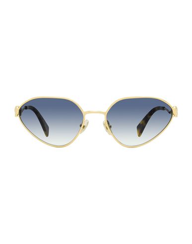Lanvin Rateau Lnv115s Sunglasses Woman Sunglasses Blue Size 58 Metal, Acetate In Gold