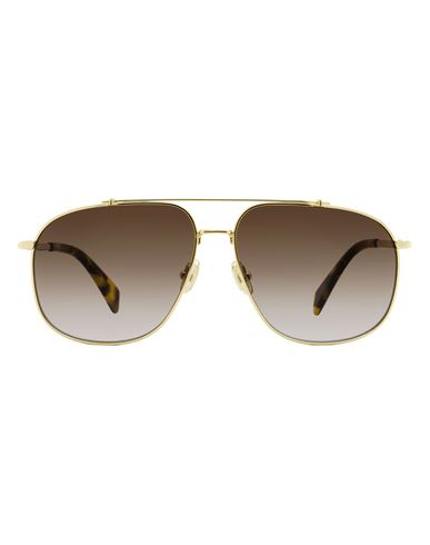 Shop Lanvin Navigator Lnv110s Sunglasses Man Sunglasses Brown Size 60 Metal, Acetate