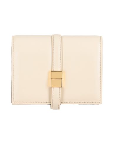 Shop Marni Woman Wallet Off White Size - Cow Leather, Brass