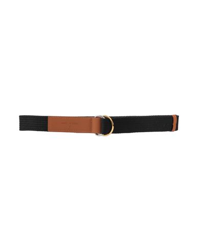 Shop Marni Woman Belt Black Size L Polyester, Cow Leather, Brass