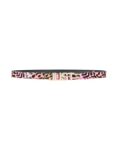 Shop Just Cavalli Woman Belt Fuchsia Size 32 Leather In Pink