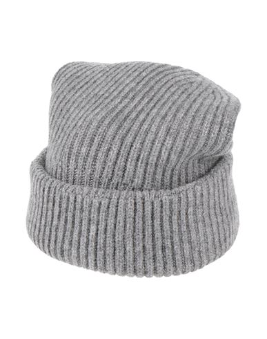 Shop Fedeli Man Hat Grey Size Onesize Cashmere