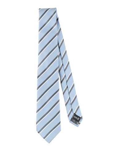 Shop Emporio Armani Man Ties & Bow Ties Light Blue Size - Silk