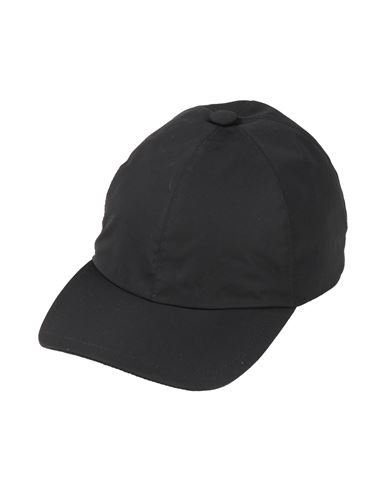 Shop Fedeli Man Hat Black Size Xl Polyester, Polyurethane
