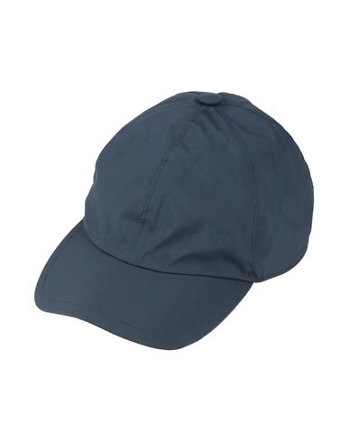 Shop Fedeli Man Hat Midnight Blue Size Xl Polyester, Polyurethane