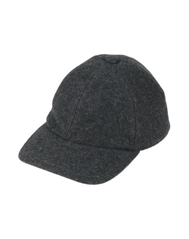 Shop Fedeli Man Hat Steel Grey Size L Cashmere