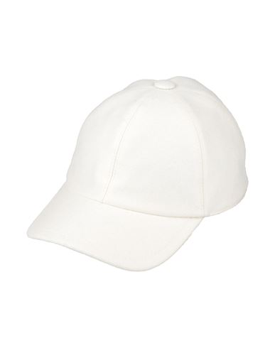 Shop Fedeli Man Hat Ivory Size M Cashmere In White