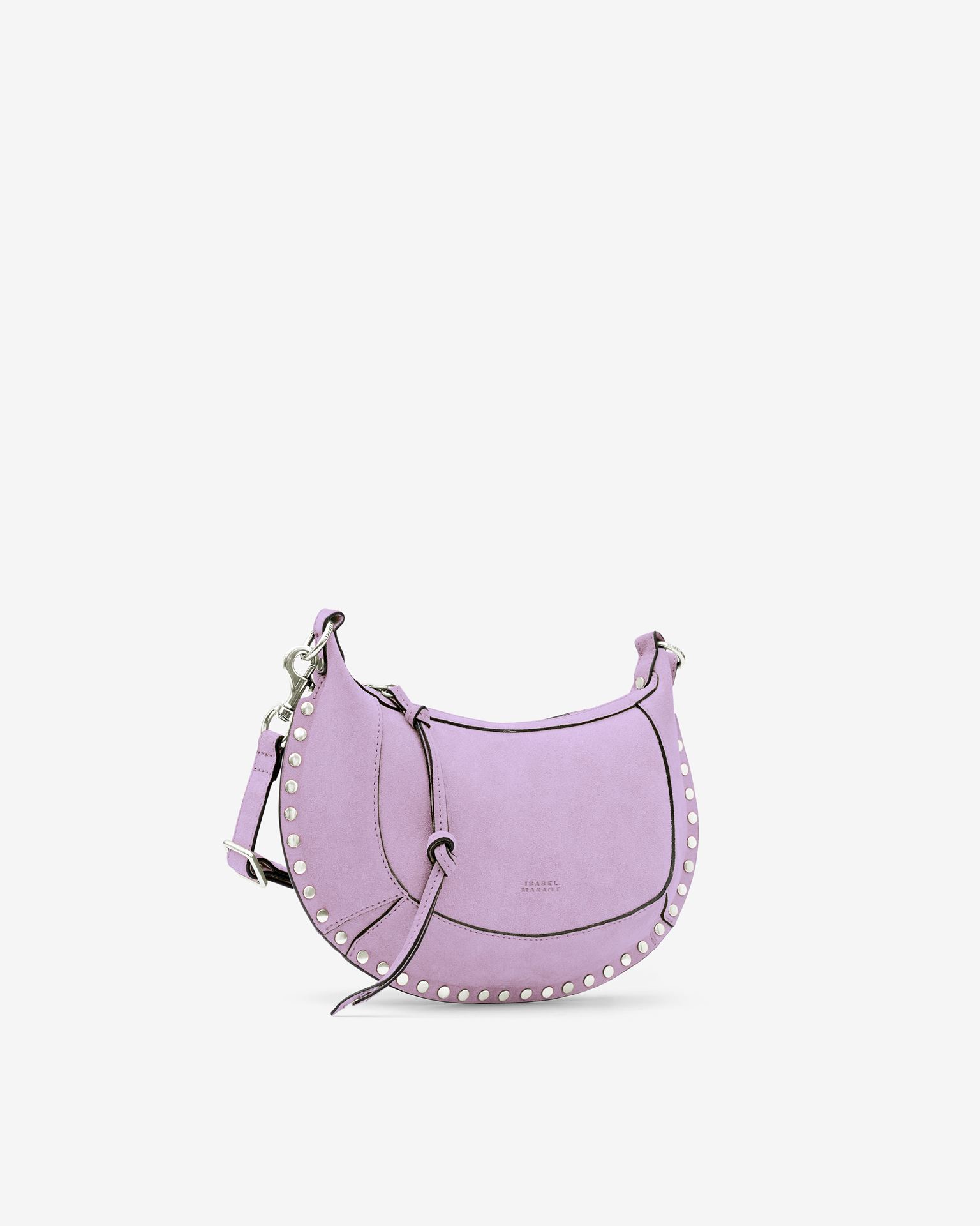 Shop Isabel Marant Oskan Moon Shoulder Bag In Pink