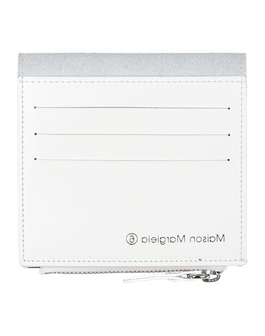 Maison Margiela Woman Wallet White Size - Leather In Pink