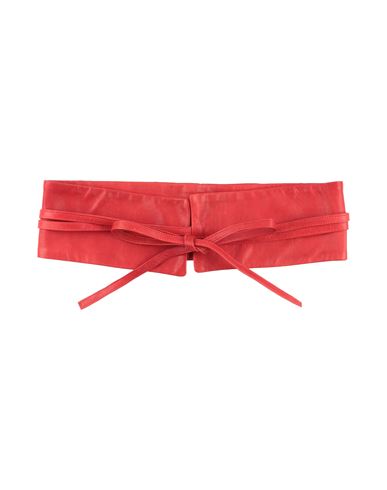 Shop Giani Woman Belt Tomato Red Size Onesize Leather
