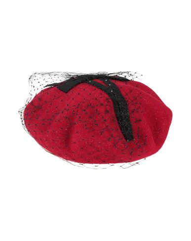 Shop Stephen Jones Millinery Woman Hat Red Size 7 Textile Fibers