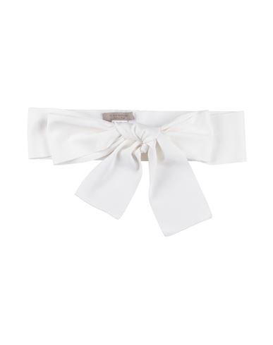 Shop D-exterior D. Exterior Woman Belt White Size 4 Viscose, Polyamide