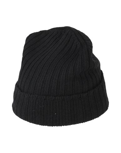 Shop Gran Sasso Man Hat Black Size Onesize Virgin Wool
