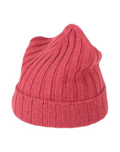 Shop Gran Sasso Man Hat Red Size Onesize Virgin Wool, Polyamide, Elastane