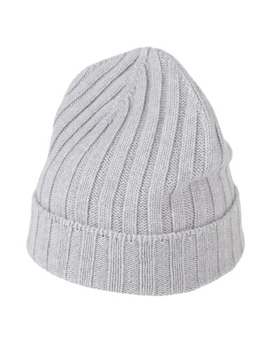 Shop Gran Sasso Man Hat Grey Size Onesize Virgin Wool, Polyamide, Elastane