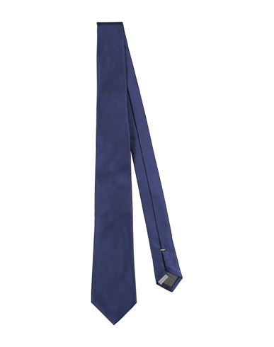 Shop Canali Man Ties & Bow Ties Blue Size - Silk