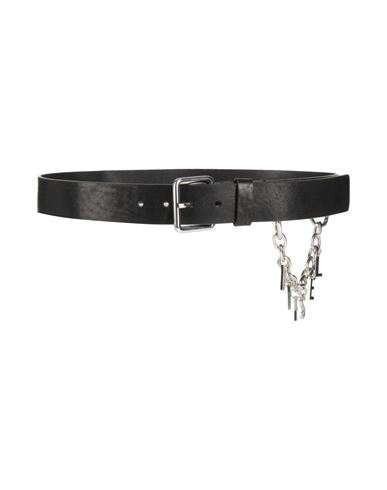 Shop Diesel Woman Belt Black Size 38 Cow Leather