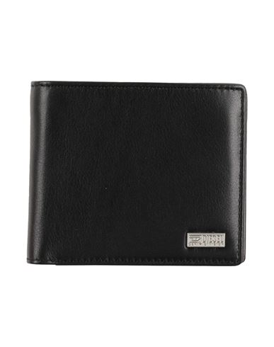 Shop Diesel Man Wallet Black Size - Cow Leather, Zamak