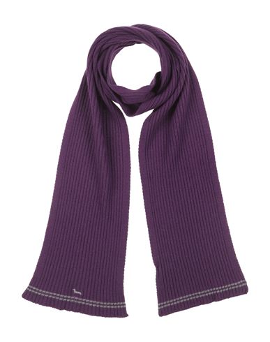 Shop Harmont & Blaine Man Scarf Purple Size - Wool