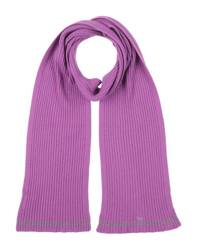 Shop Harmont & Blaine Man Scarf Mauve Size - Wool In Purple