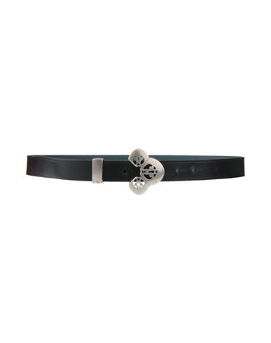 Isabel Marant Woman Belt Midnight Blue Size 38 Cow Leather