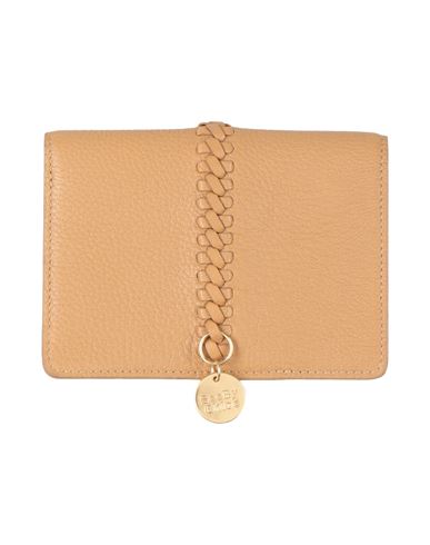 Shop See By Chloé Woman Document Holder Camel Size - Leather In Beige