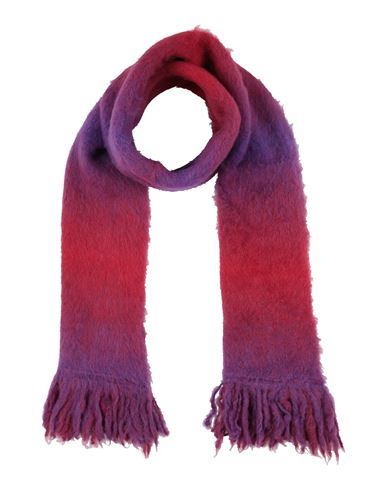 Shop Roberto Collina Woman Scarf Purple Size - Baby Alpaca Wool, Nylon