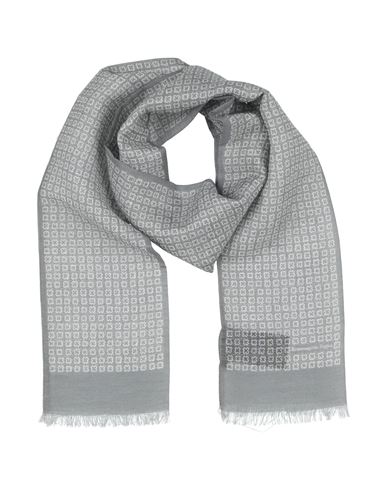 Zegna Man Scarf Grey Size - Cotton, Linen In Grey