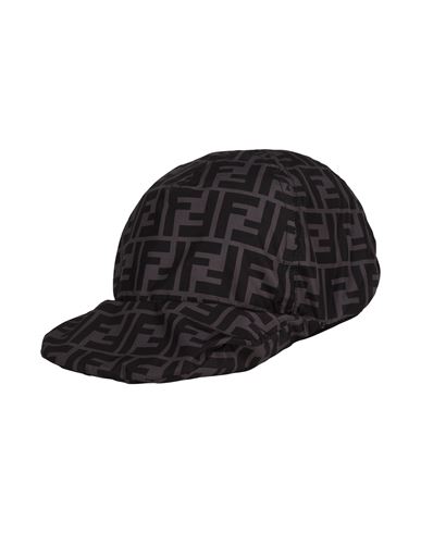 Fendi Man Hat Lead Size Onesize Polyester In Black