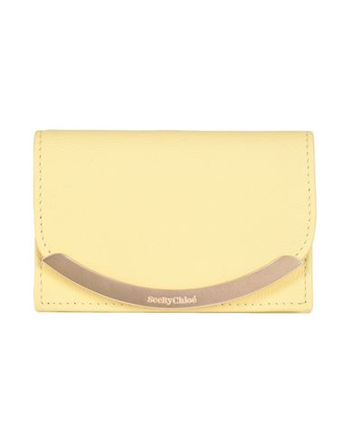 See By Chloé Woman Document Holder Light Yellow Size - Cow Leather
