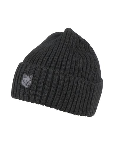 Maison Kitsuné Man Hat Black Size Onesize Wool